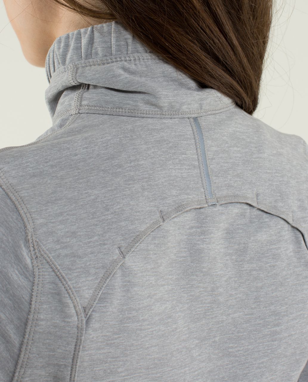 Lululemon Forthright 1/2 Zip - Heathered Medium Grey / Ambient Grey