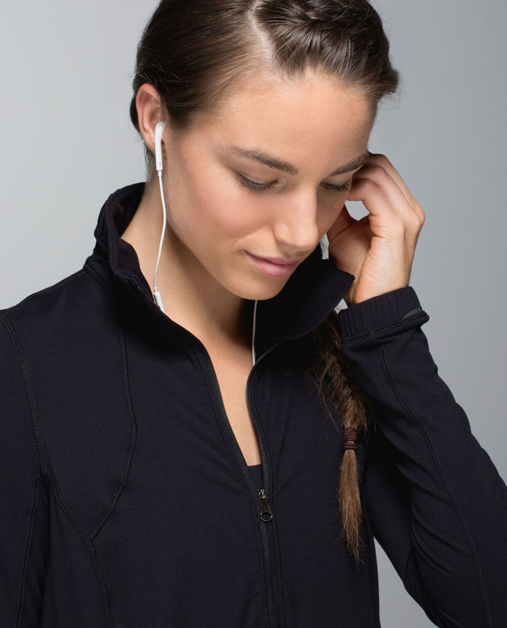 Lululemon Forthright 1/2 Zip - Black