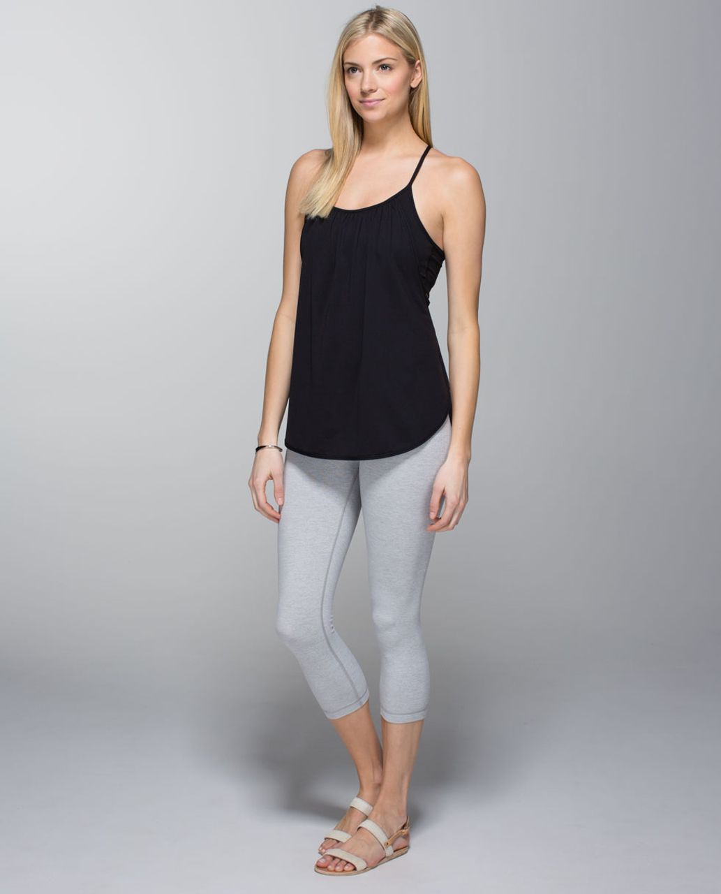 Lululemon Tuck Me In Tank - Soot / Very Light Flare - lulu fanatics