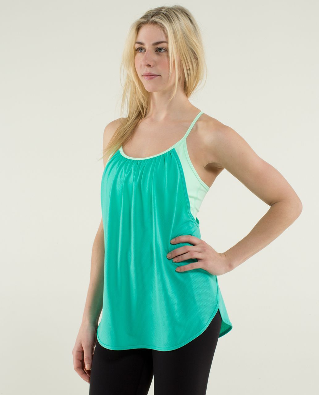 Lululemon Tuck Me In Tank - Bali Breeze / Fresh Teal