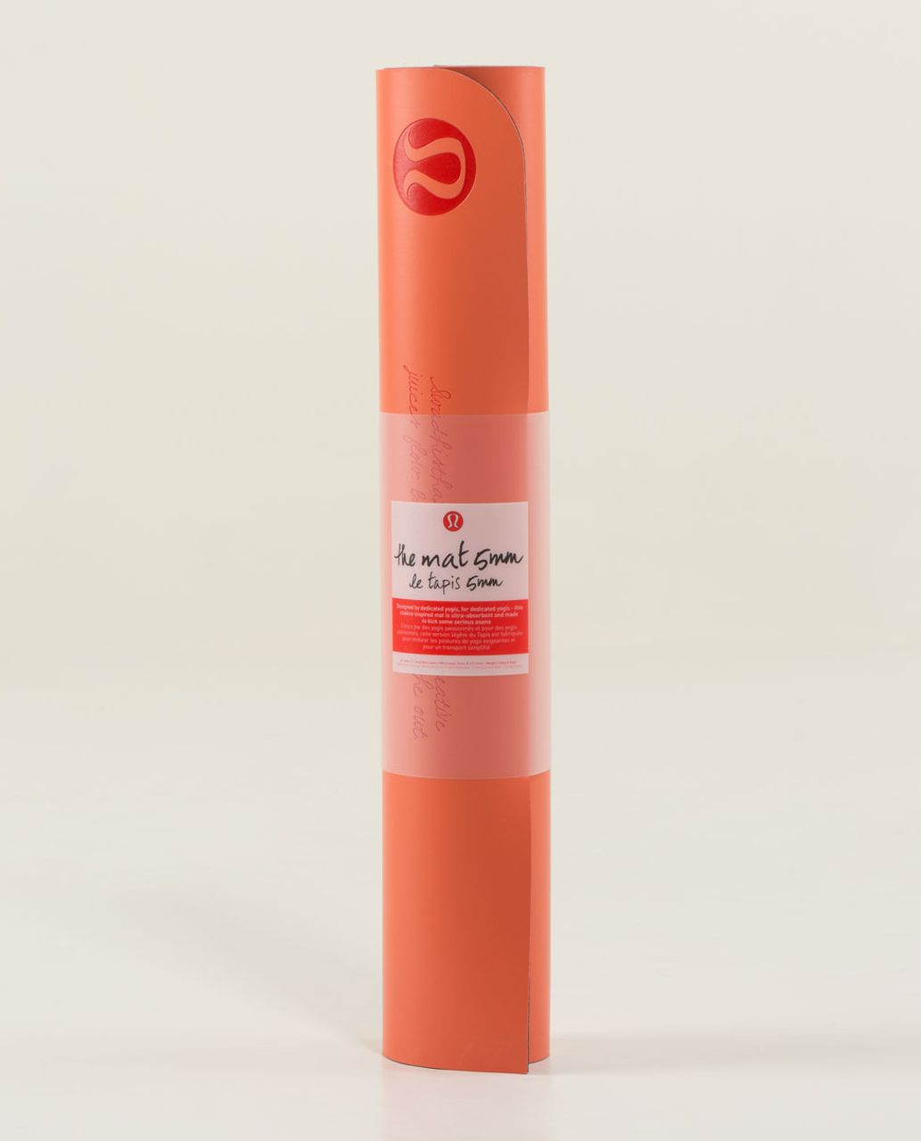 Lululemon The Mat *Chakra - Citrus Punch / Deep Coal