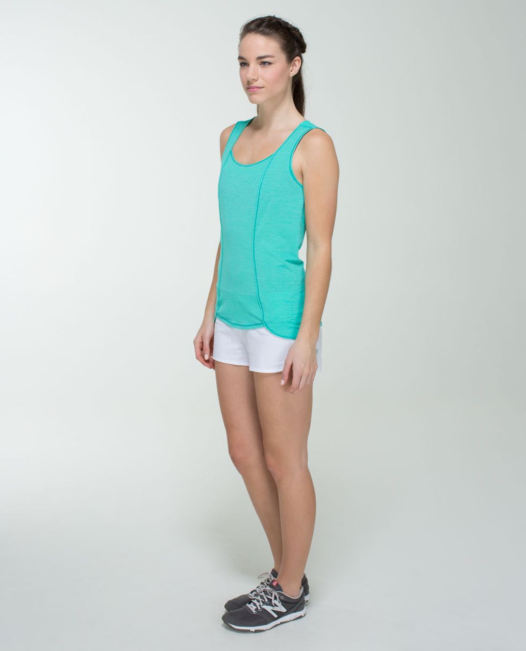 Lululemon Run Righteous Tank - Heathered Bali Breeze / Bali Breeze