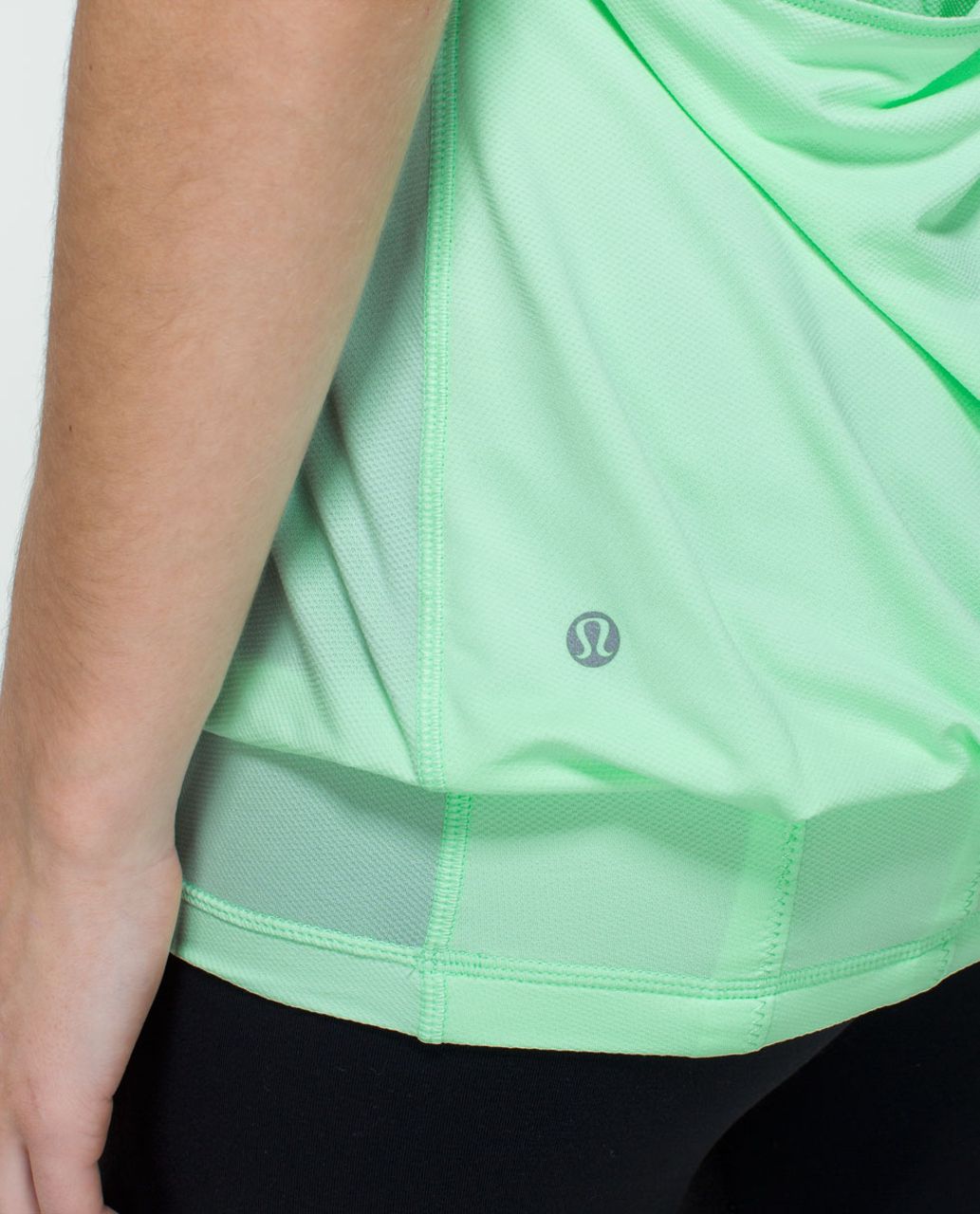 Lululemon Flow & Go Tank - Fresh Teal / Bali Breeze