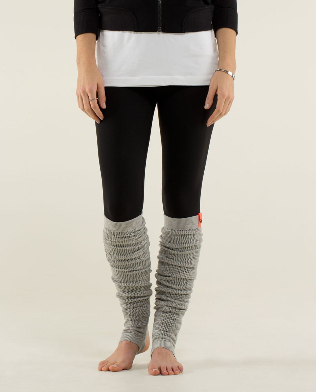 Lululemon Om Onward Leg Warmers - Heathered Light Grey