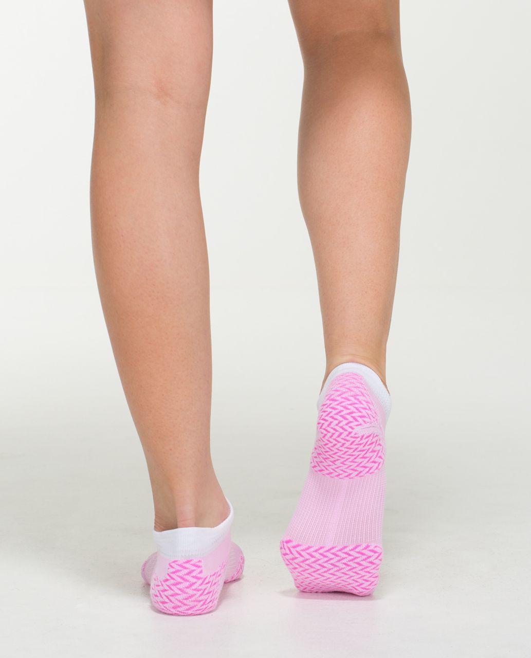 Lululemon Women's Ultimate Padded Run Sock - Bold Chevron 1 Vintage Park