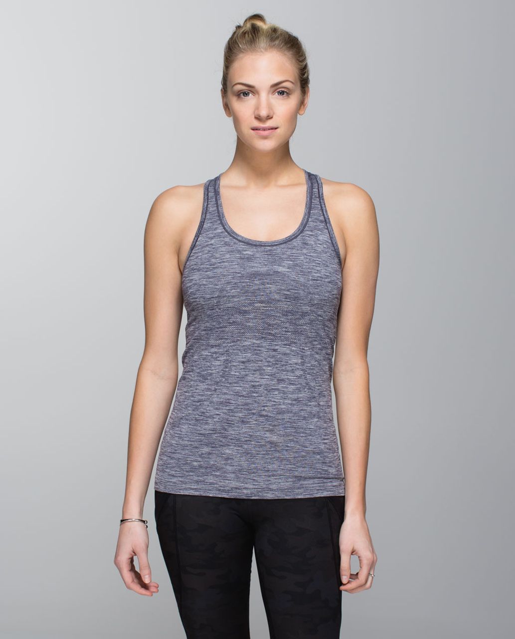 Lululemon Run:  Swiftly Tech Racerback - Heathered Cadet Blue (First Release)