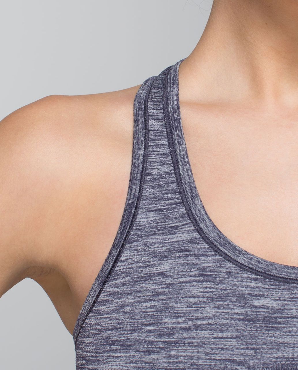 Lululemon Run:  Swiftly Tech Racerback - Heathered Cadet Blue (First Release)