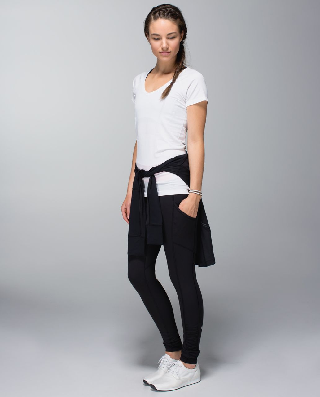 Lululemon Speed Tight *Full-On Luxtreme - Black / Quilt Spring 14