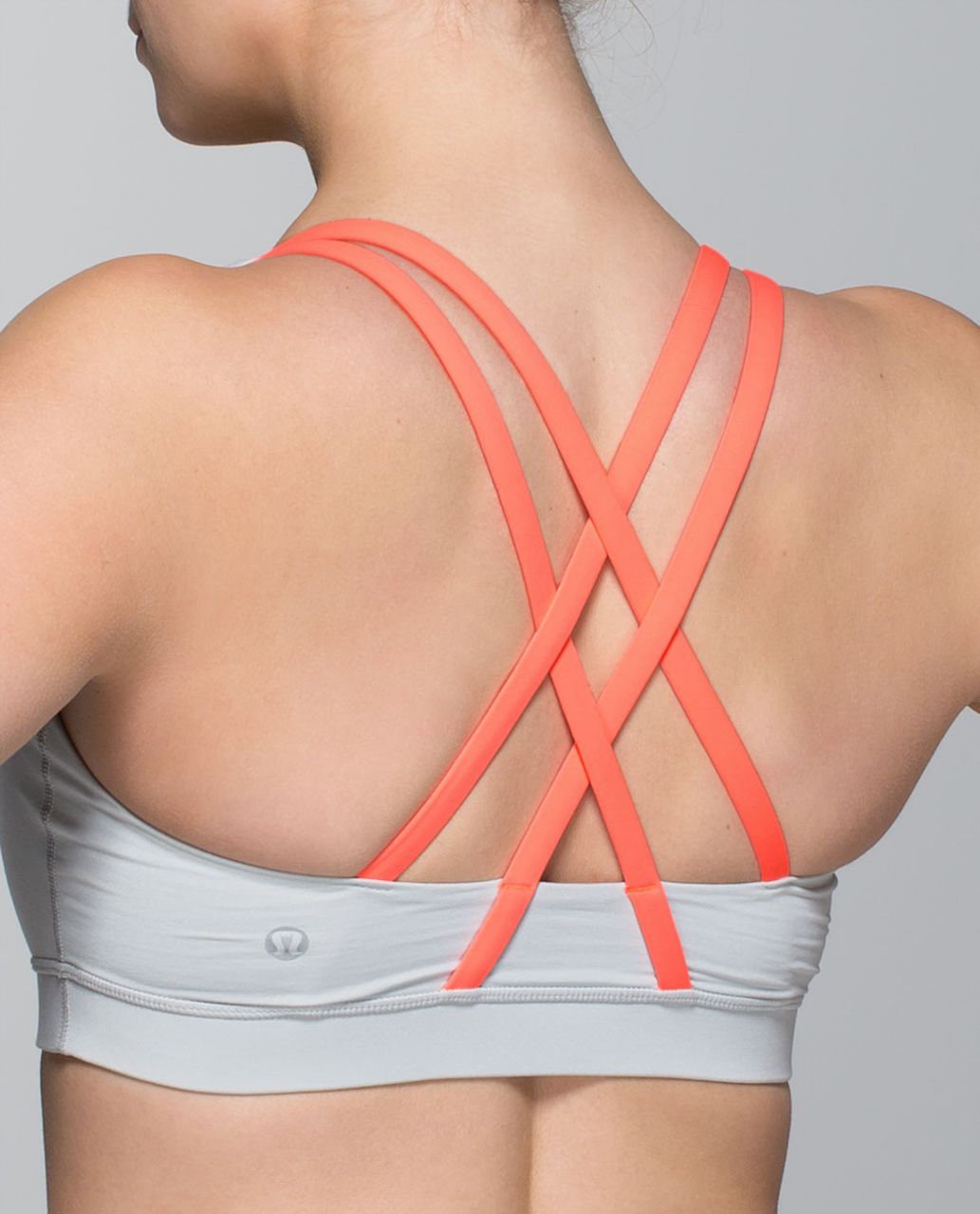 Lululemon Energy Bra - Silver Spoon / Very Light Flare