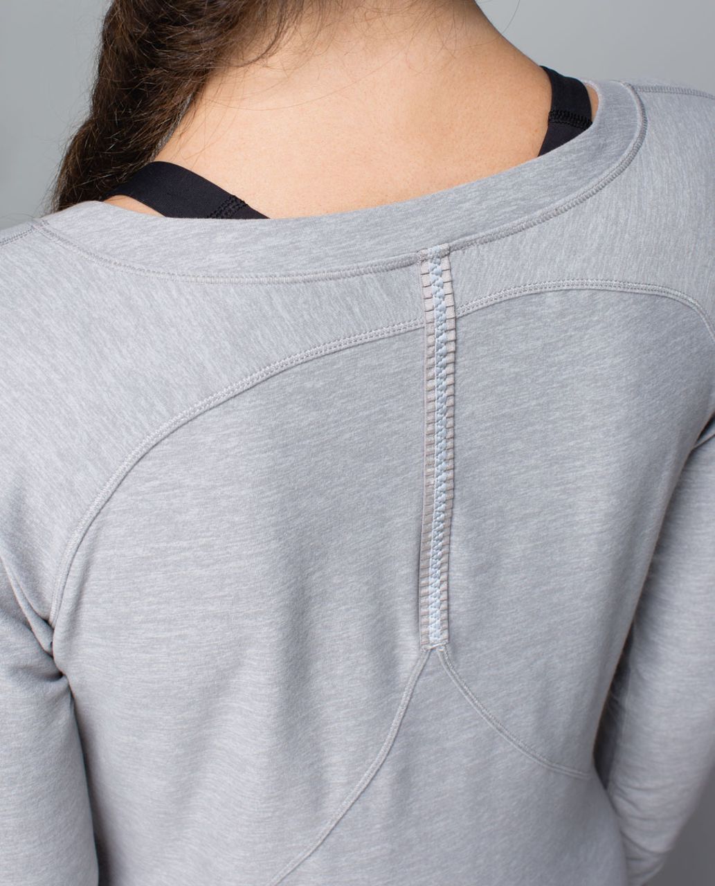 Lululemon Love Some Run Long Sleeve - Heathered Light Grey / Heathered Medium Grey