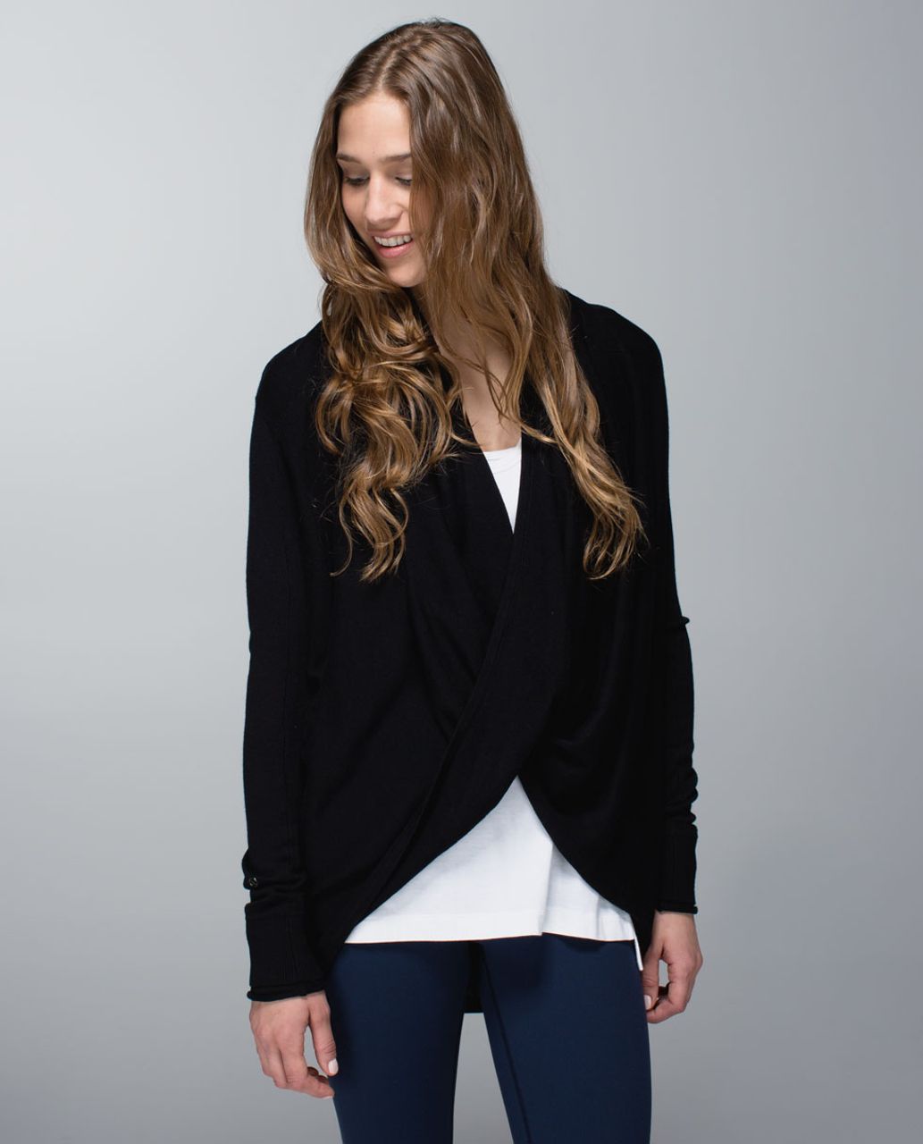 lululemon black cardigan