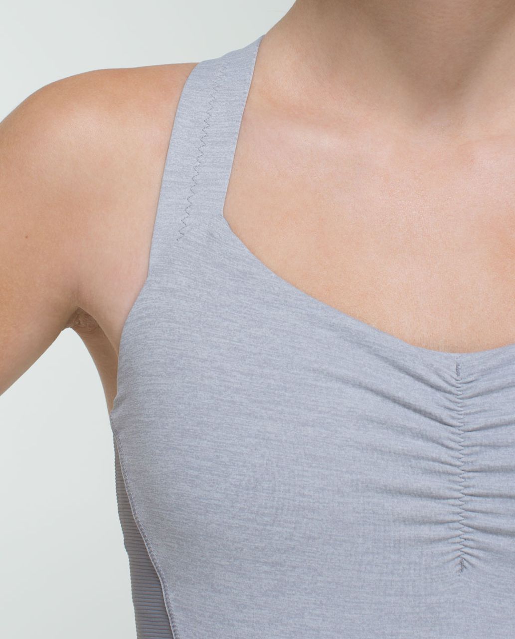 Lululemon Core Kicker Tank - Heathered Medium Grey / Ambient Grey / Vintage Pink