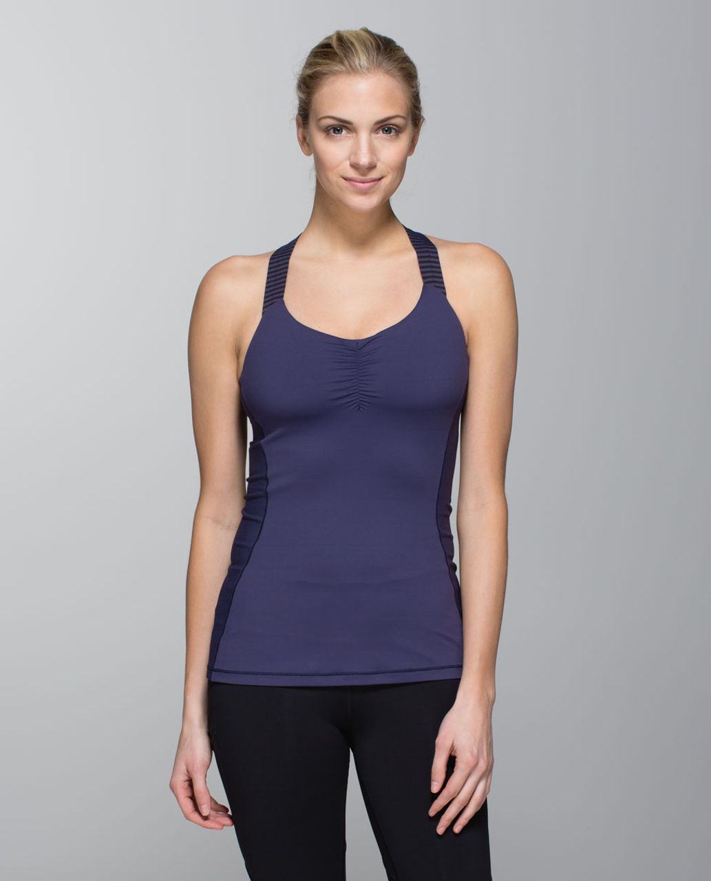 Lululemon Core Kicker Tank - Cadet Blue / 1 / 8 Stripe Cadet Blue