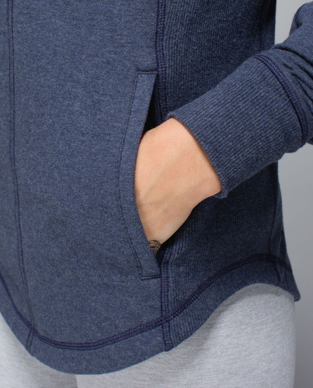 Lululemon Post Sweat Pullover - Heathered Cadet Blue