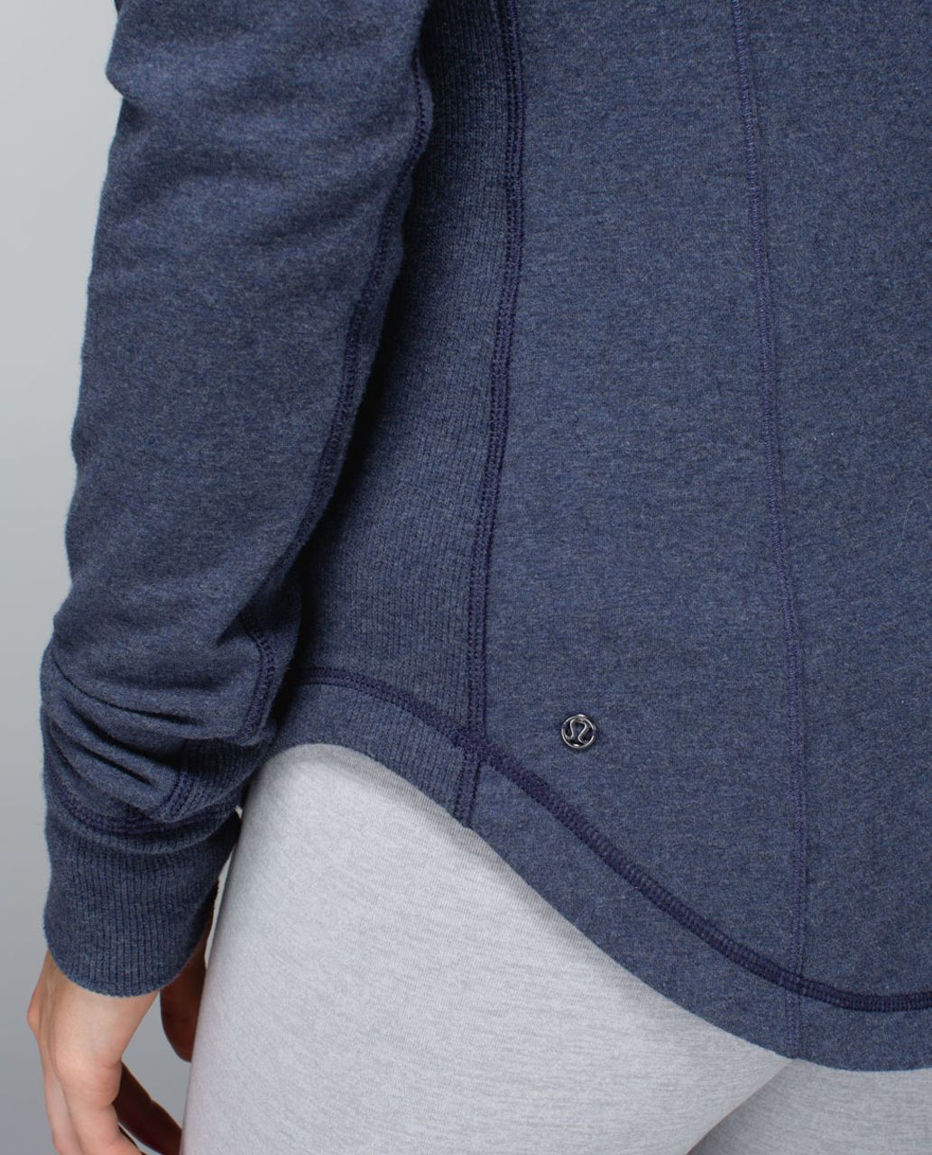 Lululemon Post Sweat Pullover - Heathered Cadet Blue