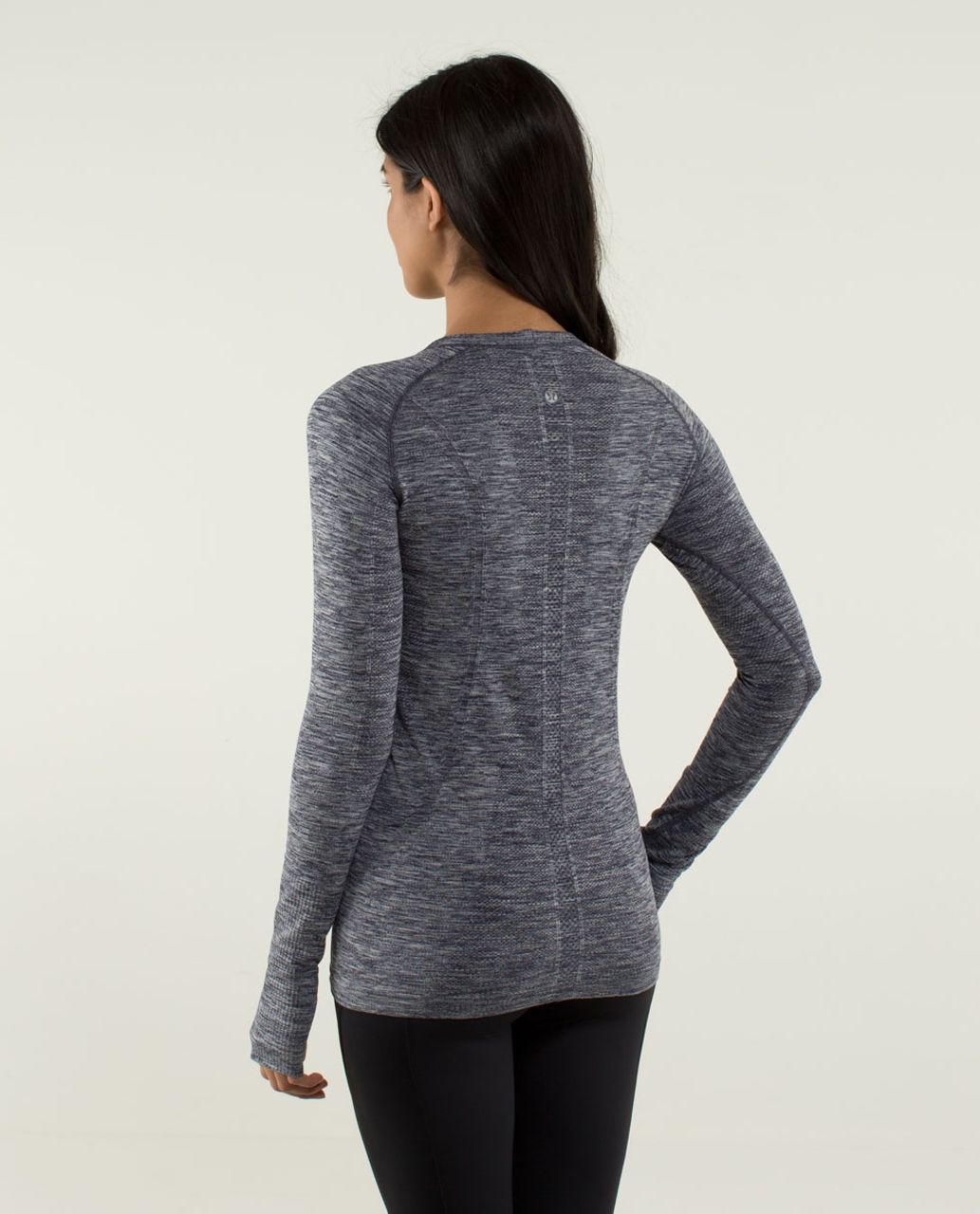 Lululemon Run:  Swiftly Tech Long Sleeve - Heathered Cadet Blue