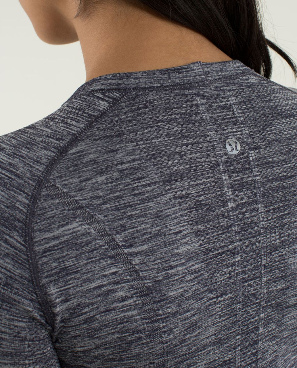 Lululemon Run:  Swiftly Tech Long Sleeve - Heathered Cadet Blue