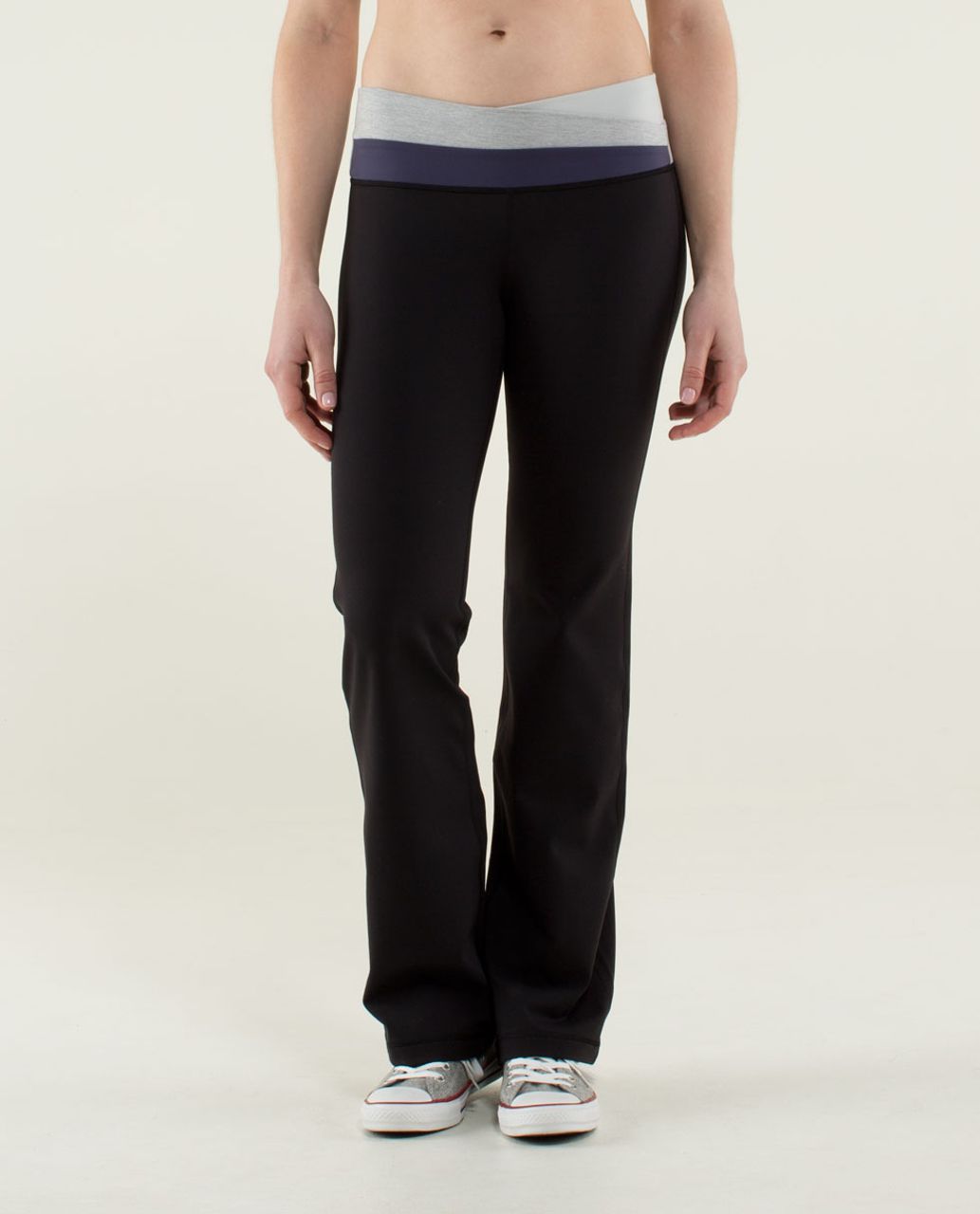 Lululemon Astro Pant (Tall) *Full-On Luon - Black / Cadet Blue / Heathered  Medium Grey - lulu fanatics