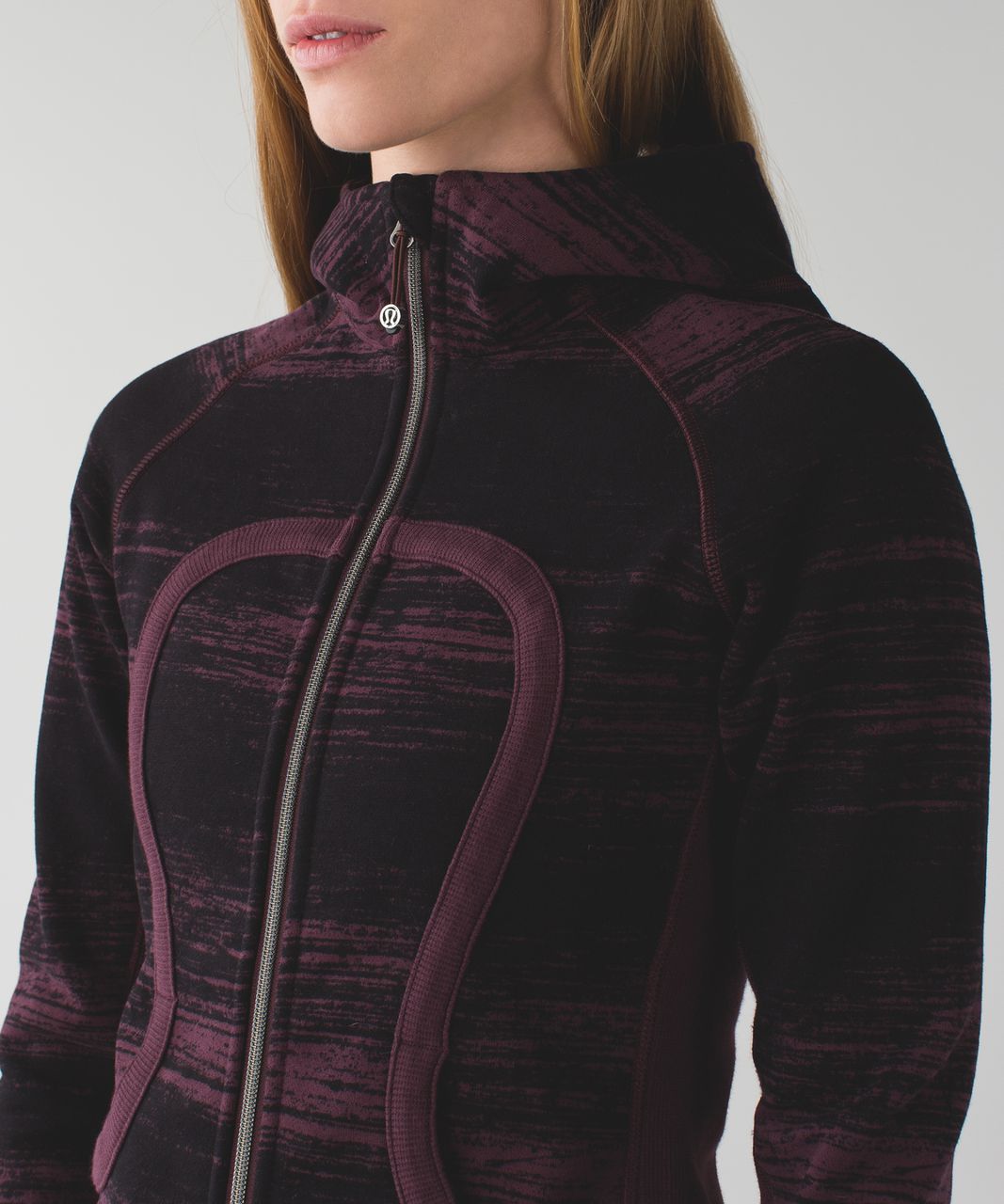 Lululemon Scuba Hoodie II - Righteous Stripe Bordeaux Drama / Bordeaux Drama  - lulu fanatics