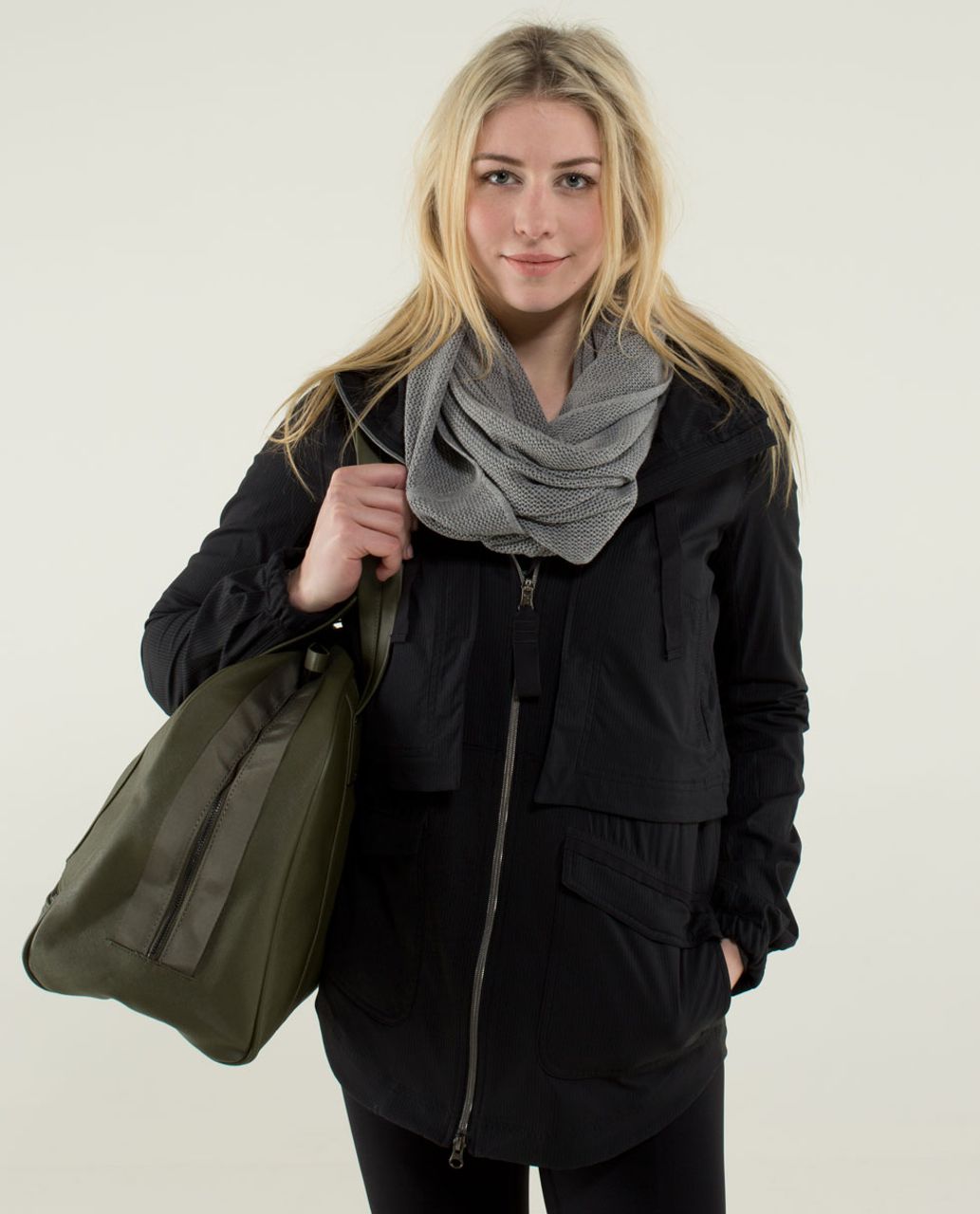 Lululemon Om Onward Scarf - Heathered Medium Grey