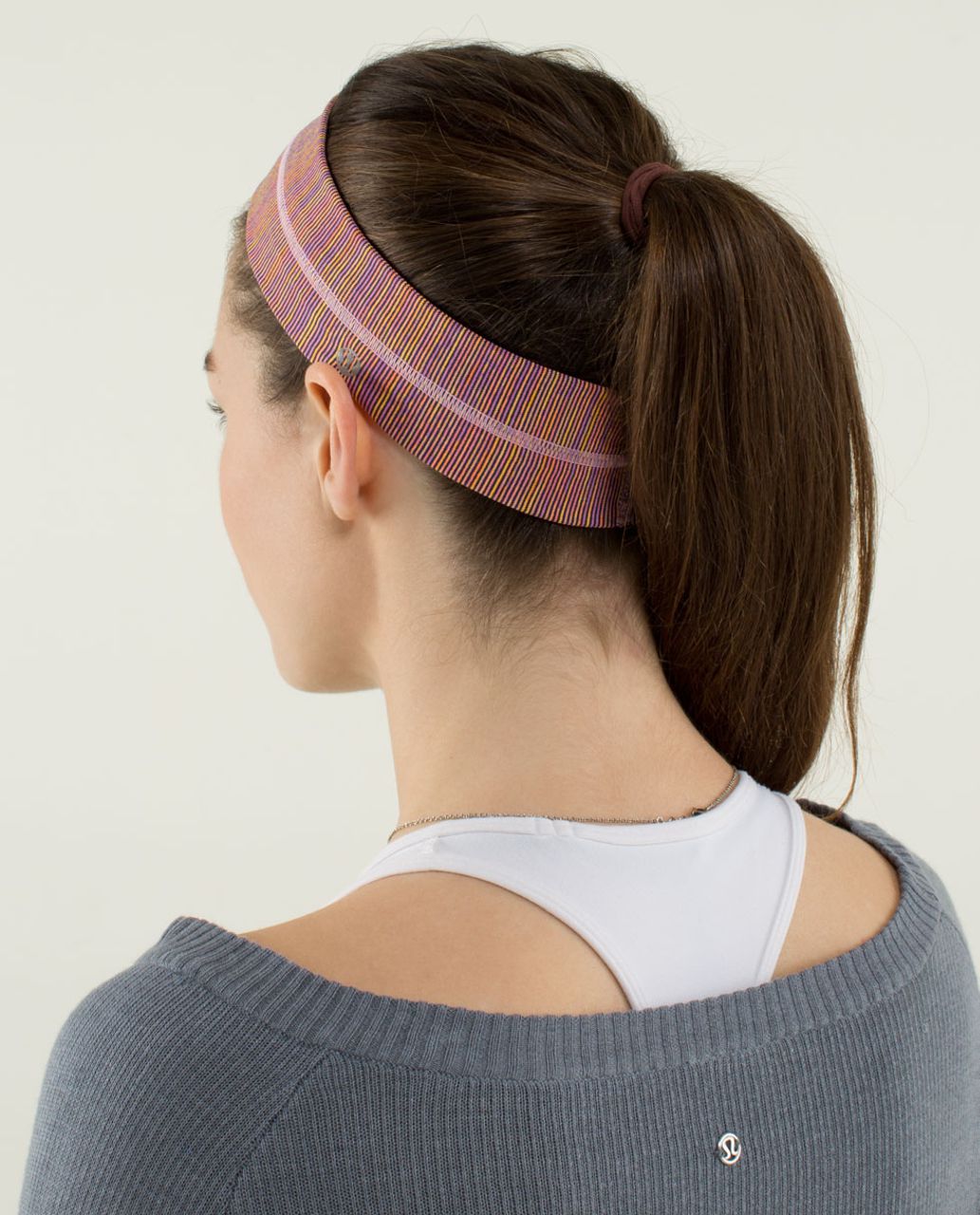 Lululemon Fly Away Tamer Headband - Wee Are From Space Vintage Pink