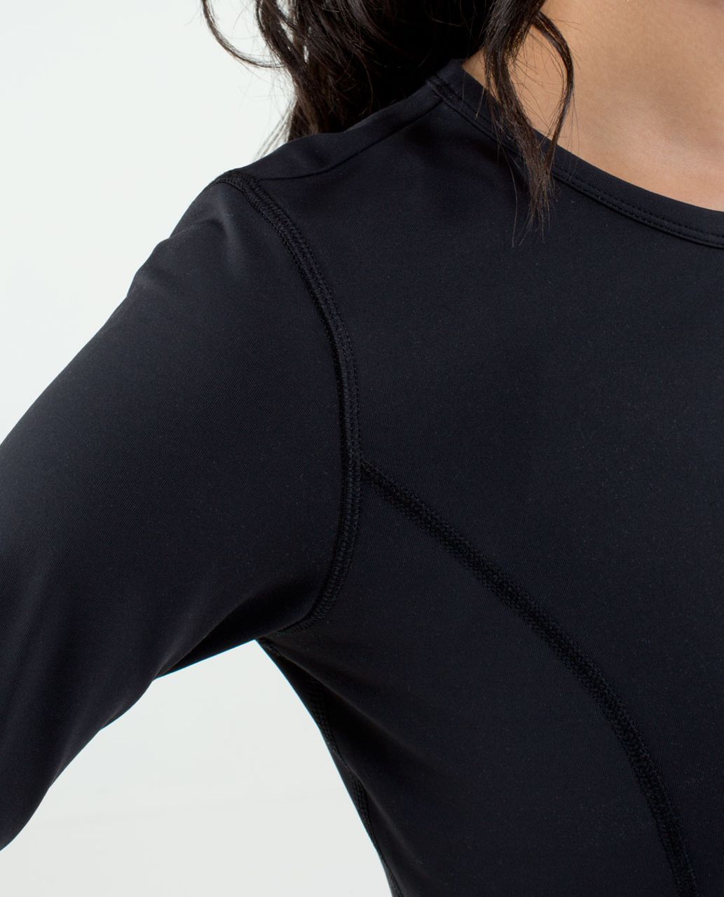 Lululemon Cozy Crop Top - Black