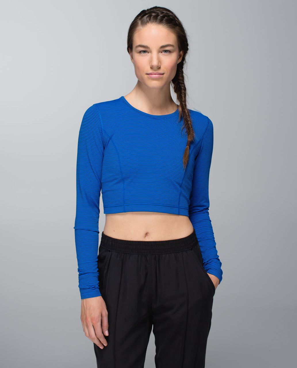 Lululemon Mind Over Miles Crop Top - White - lulu fanatics