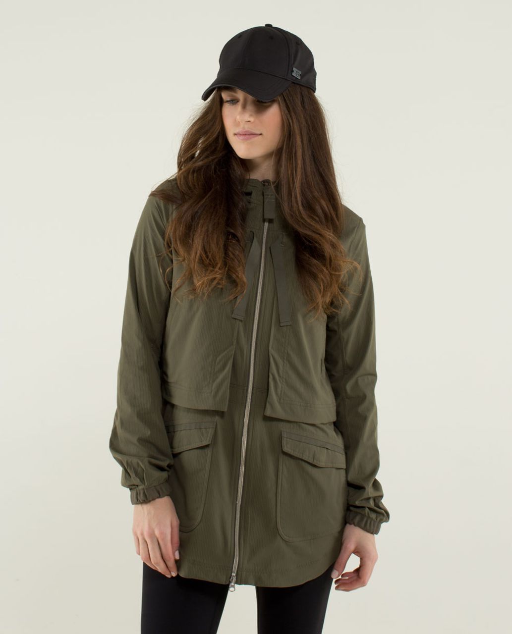 Lululemon Yogi Anorak Jacket - Fatigue Green