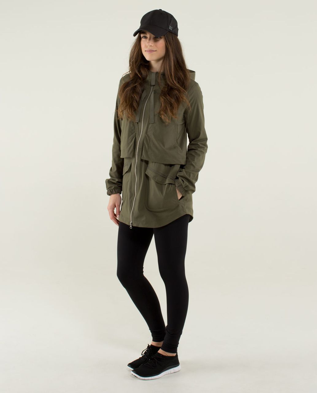 Lululemon Yogi Anorak Jacket - Fatigue Green