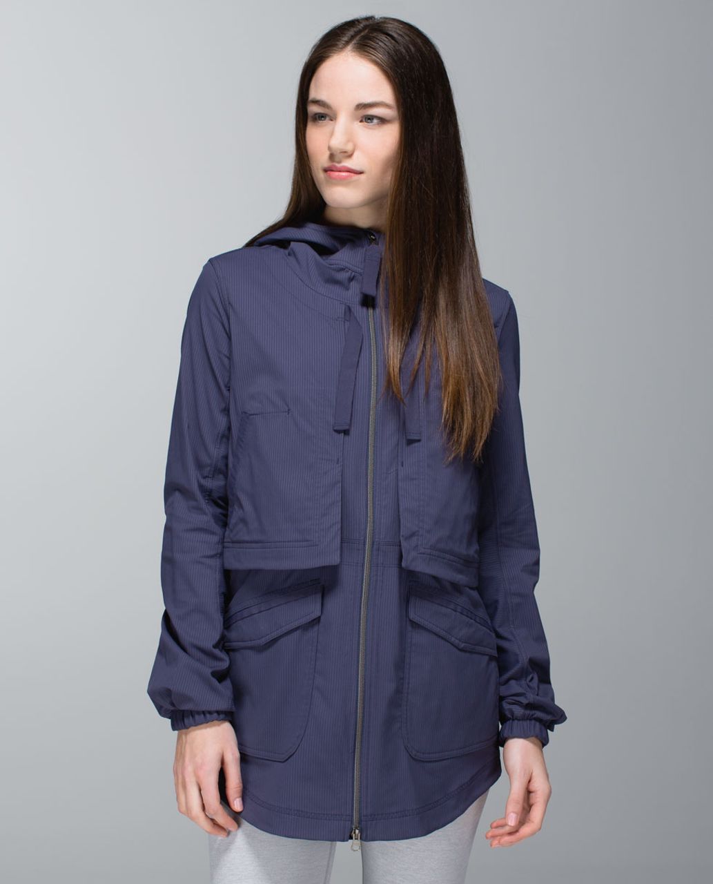 Lululemon Yogi Anorak Jacket - Cadet Blue - lulu fanatics