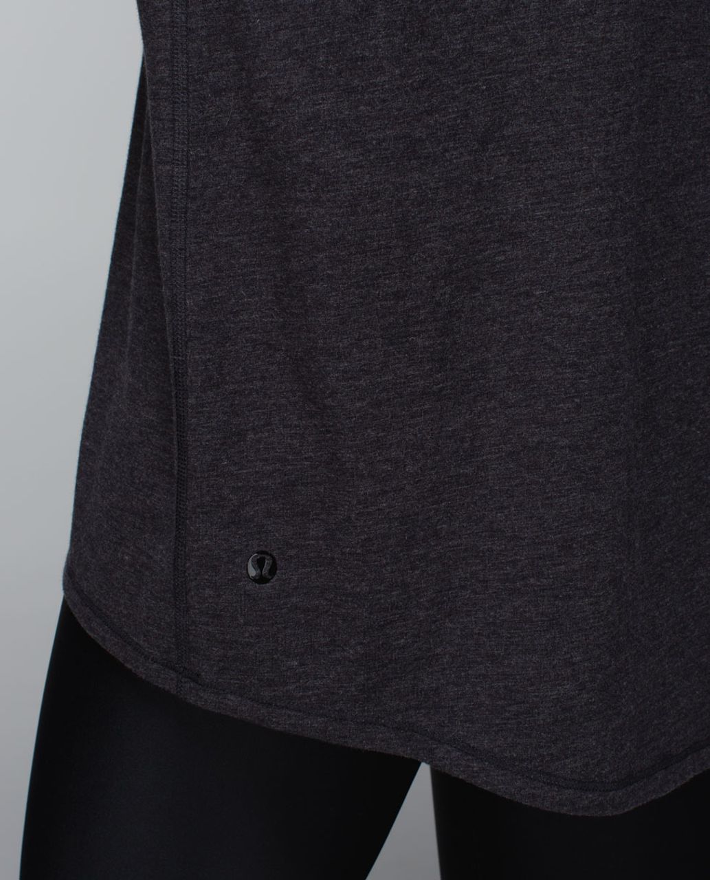 Lululemon Flip Your Dog Long Sleeve - Heathered Black