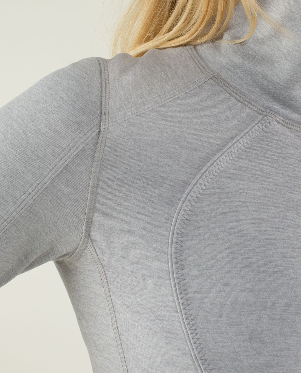 Lululemon Nice Asana Jacket - Heathered Medium Grey / Ambient Grey