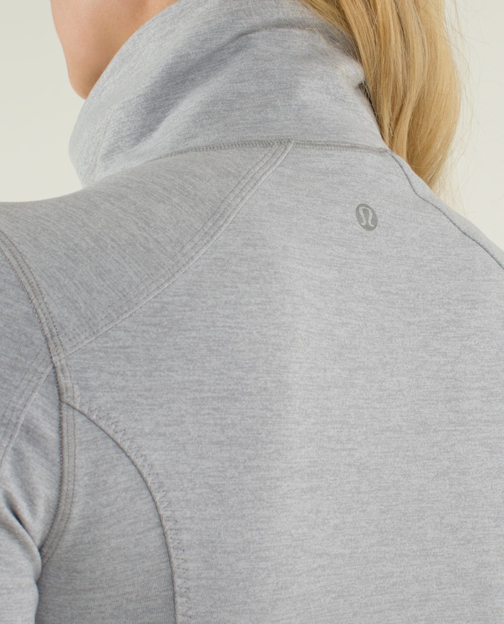 Lululemon Nice Asana Jacket - Heathered Medium Grey / Ambient Grey