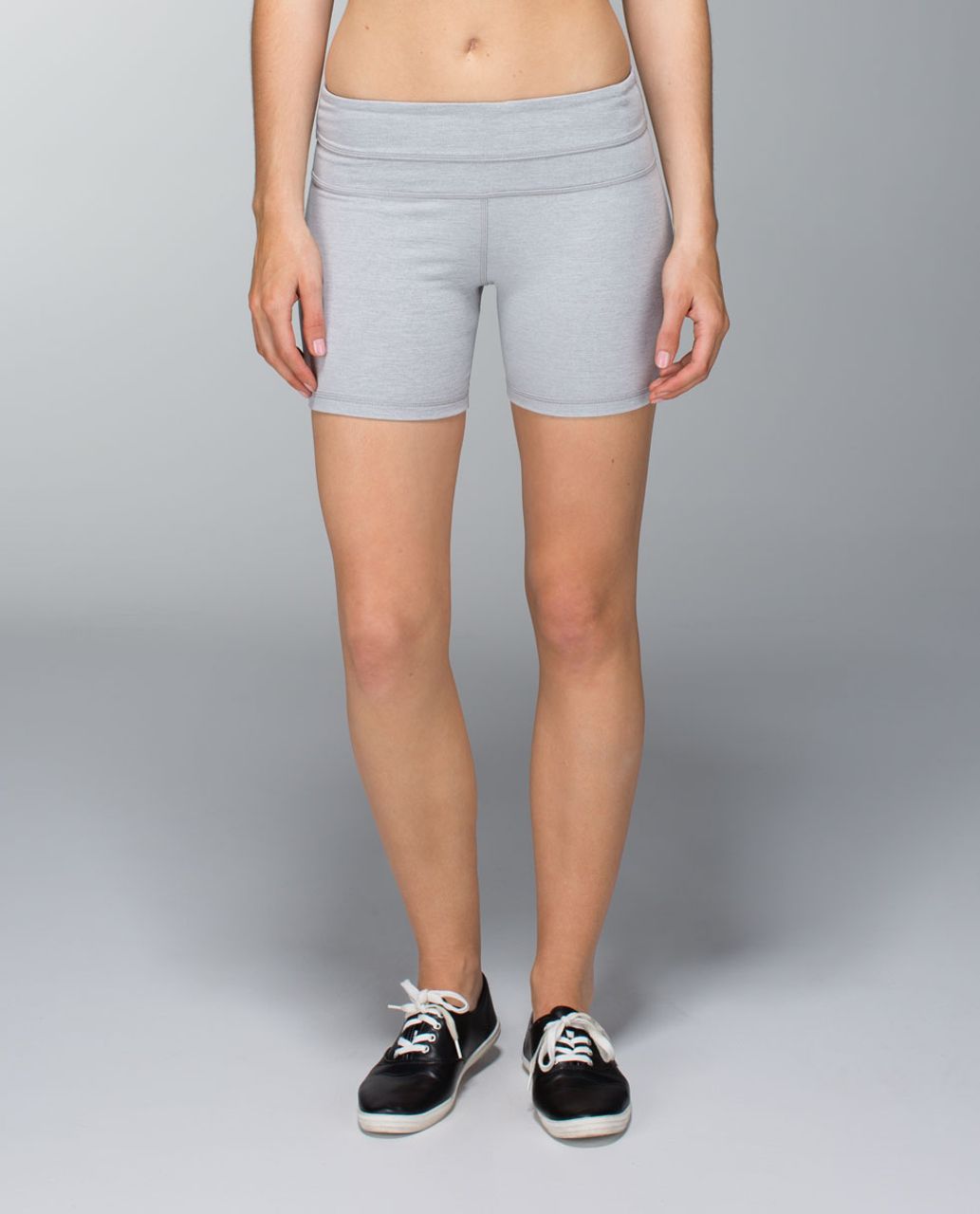 Lululemon Reverse Groove Short (Regular) - Heathered Medium Grey