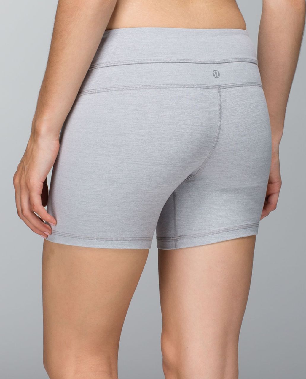 Lululemon Reverse Groove Short (Regular) - Heathered Medium Grey