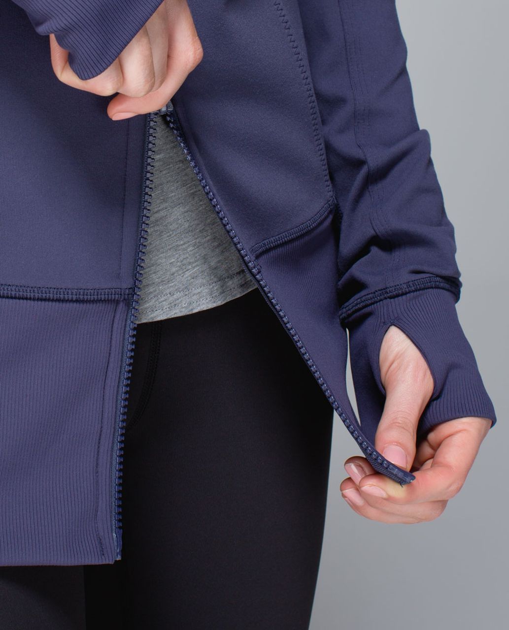 Lululemon Nice Asana Jacket - Cadet Blue