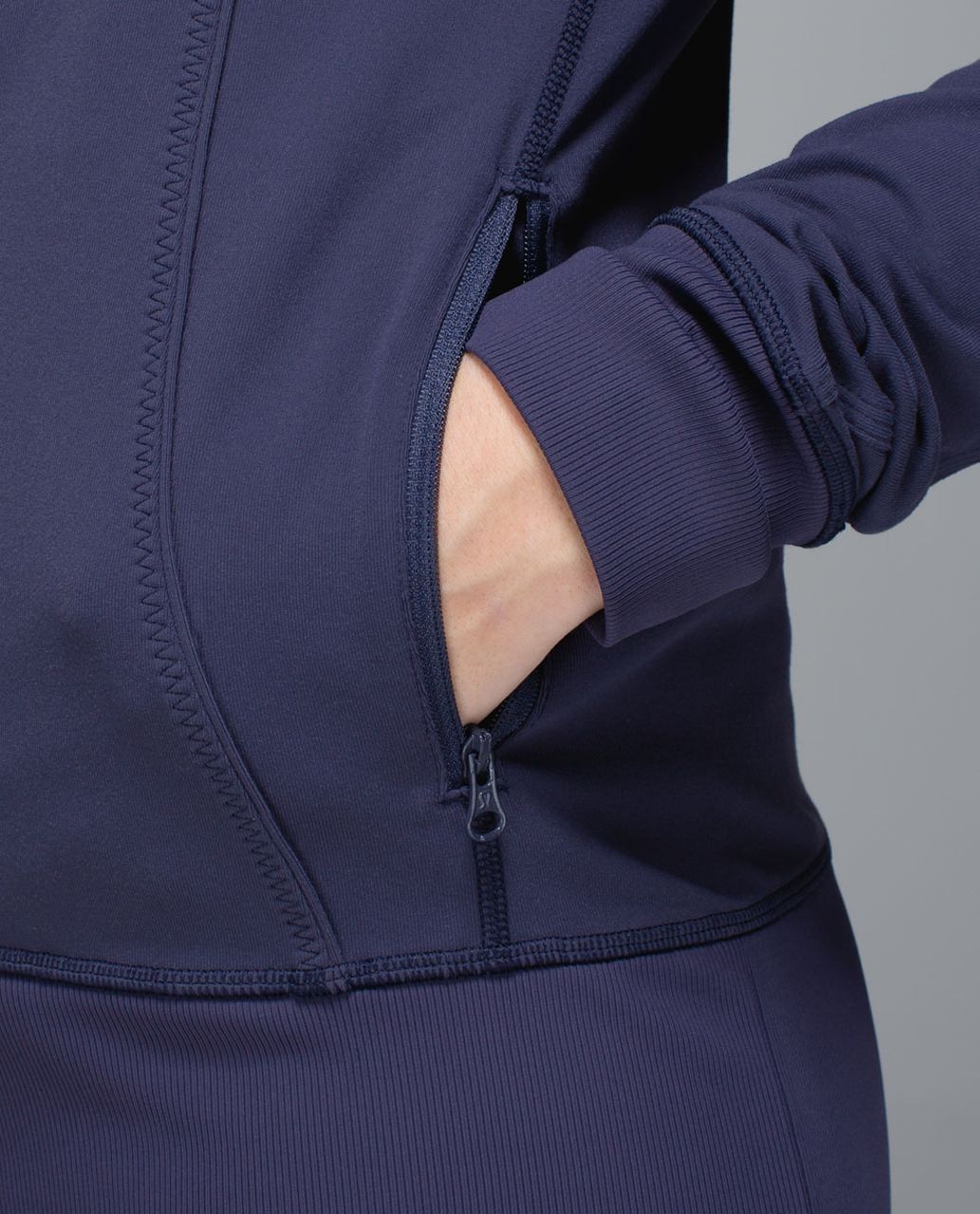 Lululemon Nice Asana Jacket - Cadet Blue