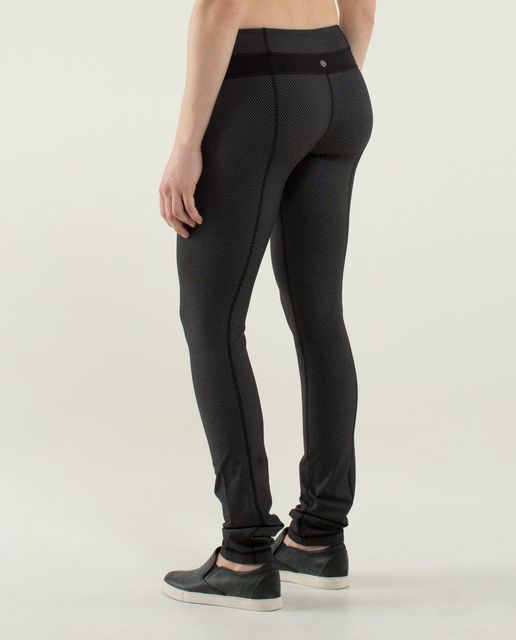 Lululemon Skinny Groove Pant II *Full-On Luon (Roll Down) - Black - lulu  fanatics