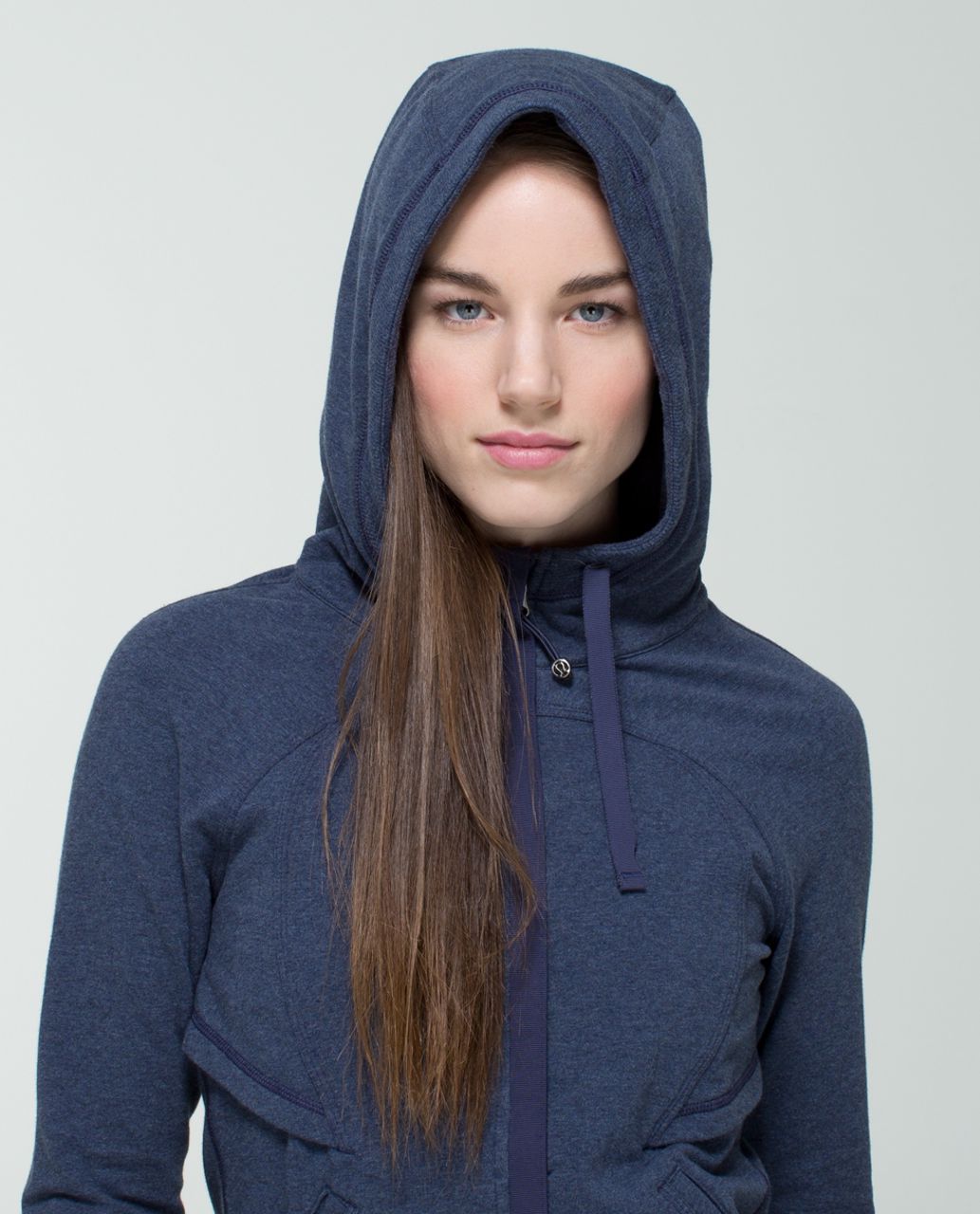 Lululemon After Asana Hoodie - Heathered Cadet Blue