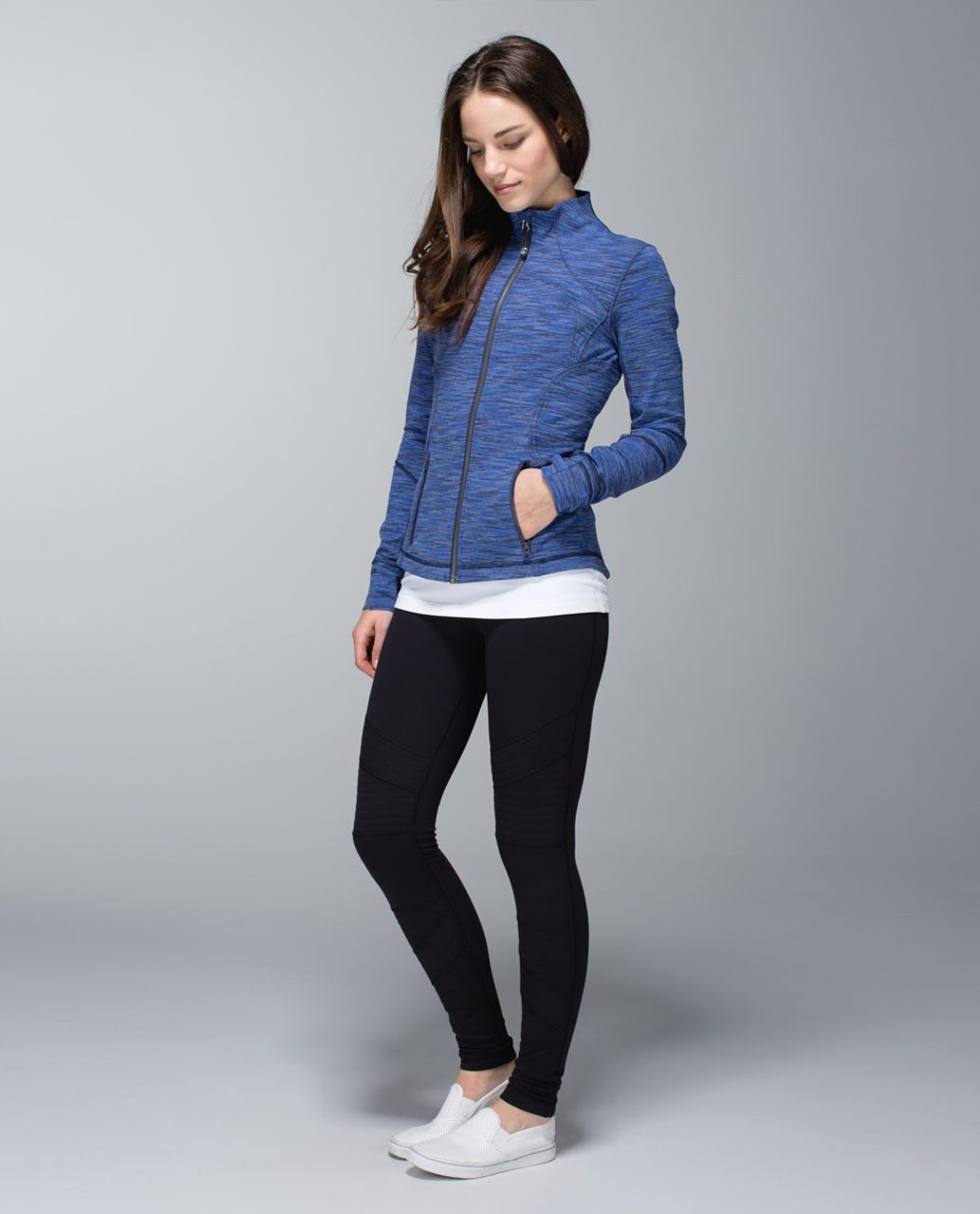 Lululemon Forme Jacket *Cuffins - Wee Are From Space Cadet Blue