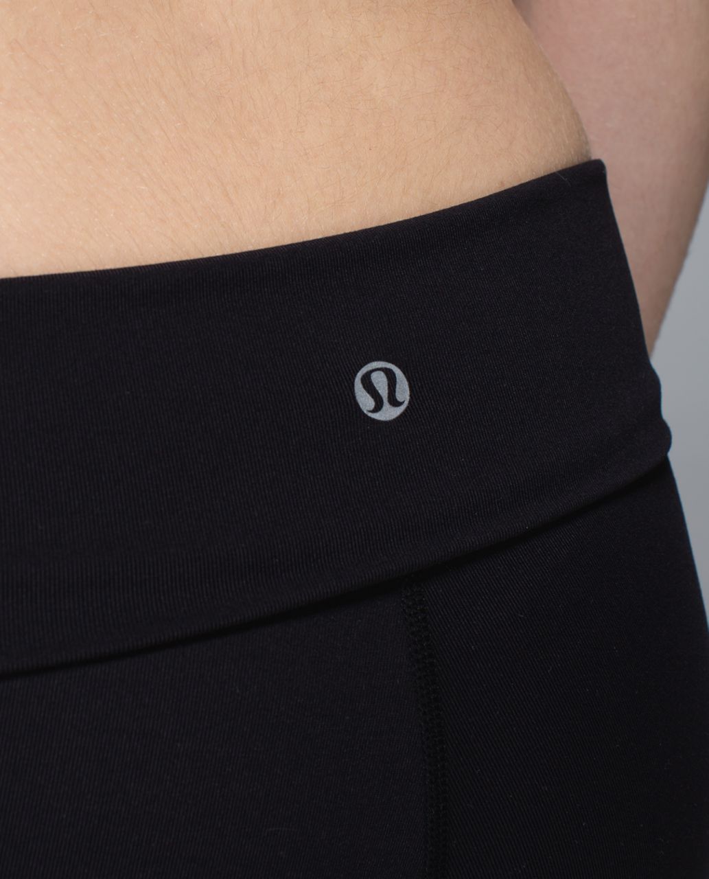 Lululemon Wunder Under Crop (Roll Down) *Full-On Luon - Black - lulu ...