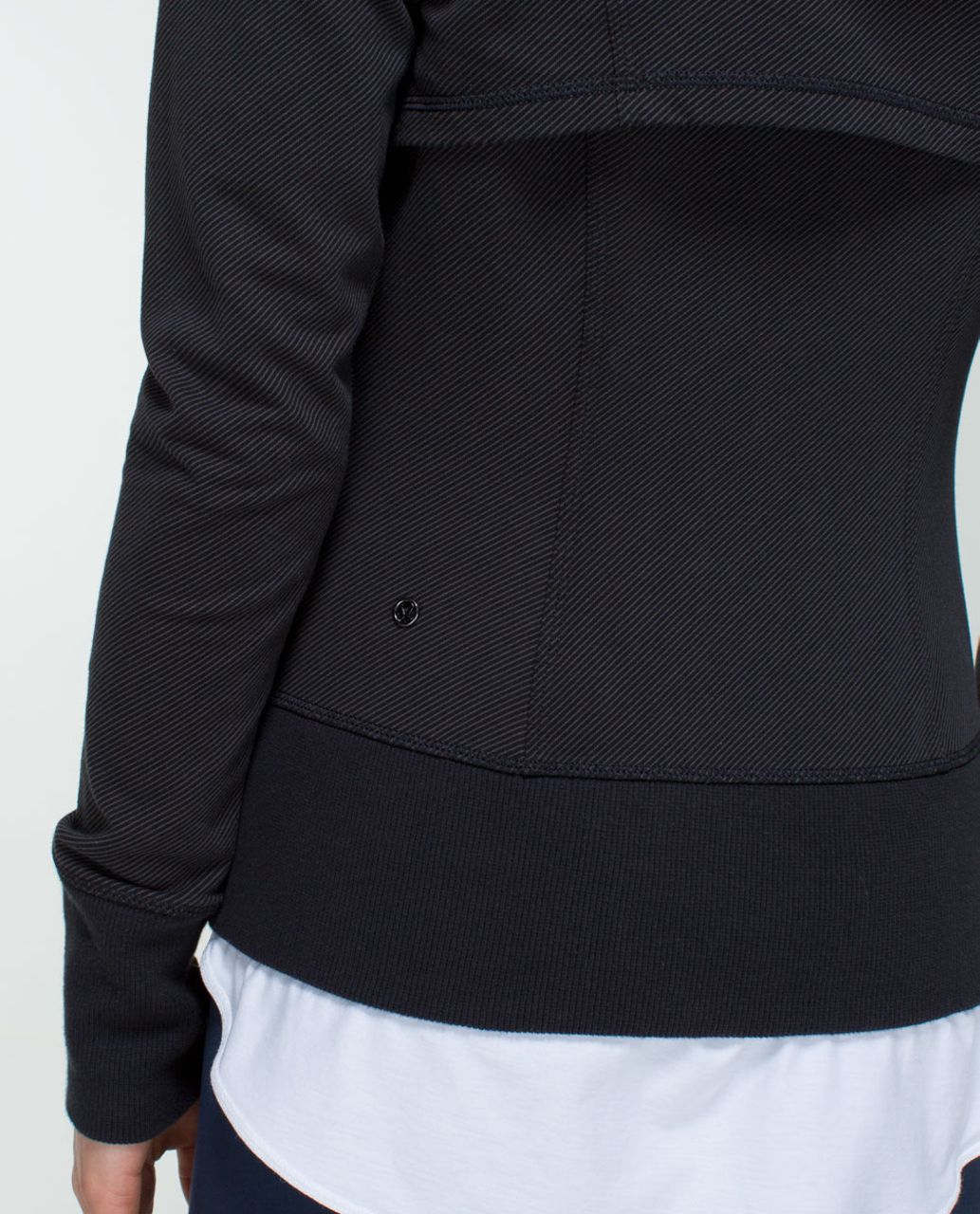 Lululemon After Asana Hoodie - Telemark Print Black / Black