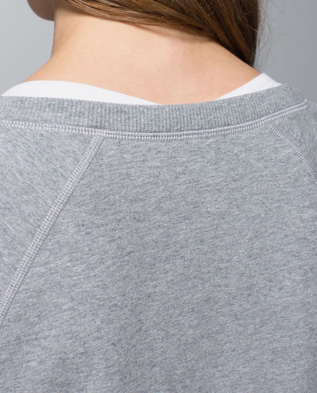 Lululemon After Asana Pullover - Heathered Medium Grey