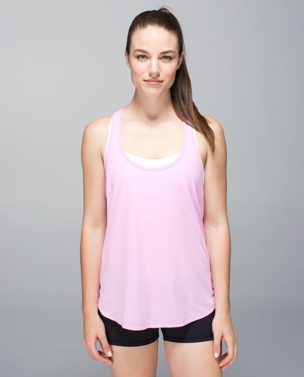 Lululemon 105 F Singlet *Silver - Heathered Vintage Pink