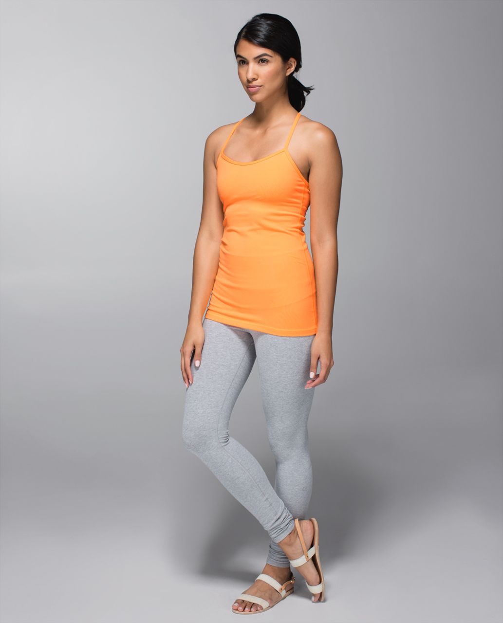 Lululemon Power Y Tank *Luon - Creamsicle Pop