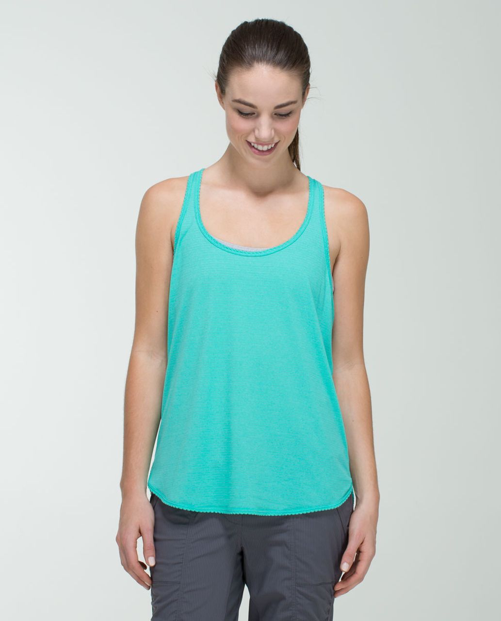 Lululemon 105 F Singlet *Silver - Heathered Bali Breeze