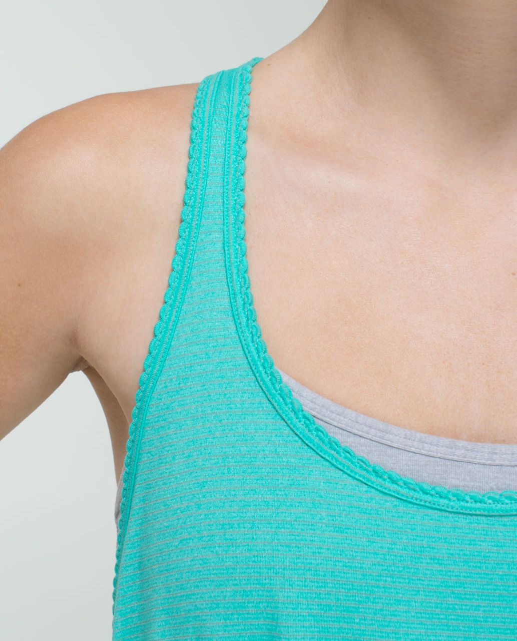 Lululemon 105 F Singlet *Silver - Heathered Bali Breeze