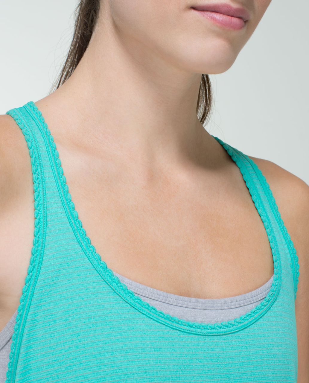 Lululemon 105 F Singlet *Silver - Heathered Bali Breeze