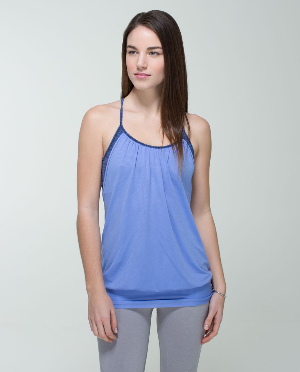 Lululemon No Limits Tank - Lullaby / Wee Are From Space Cadet Blue