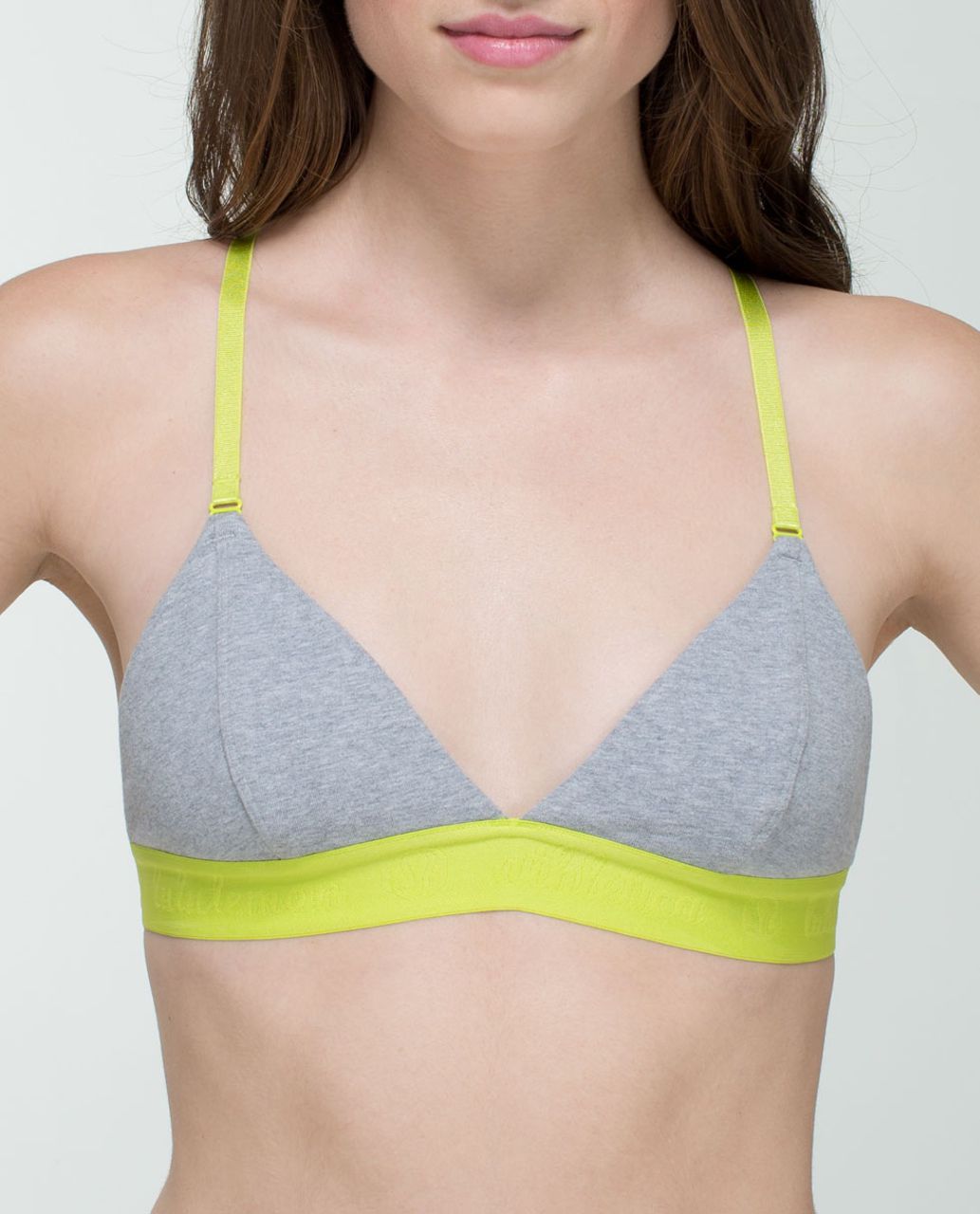 Lululemon Live Natural Bra - Heathered Medium Grey / Antidote